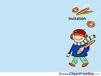 Bread Boy Invitations Greeting Card for free