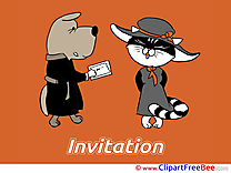 Dog and Cat Greeting Cards Invitations
