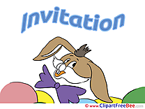Rabbit Invitations Postcards