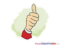 Thumbs up Clip Art for free