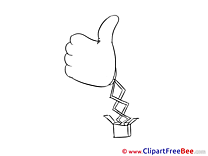 Toy Pics Thumbs up free Cliparts