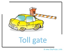 Toll Gate Clipart Picture free - Transportation Pictures free