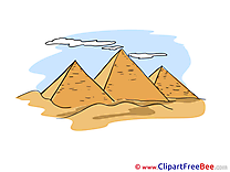 Egypt Pyramids Clipart free Illustrations
