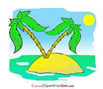 island Palms Clipart free Illustrations