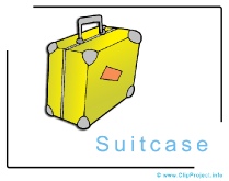 Suitcase Clipart Image free - Travel Clipart free