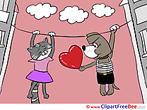 Animals Heart download Clipart Valentine'S Day Cliparts