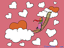 Clouds Love Clip Art download Valentine's Day