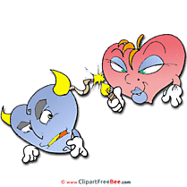 Devil Hearts download Valentine's Day Illustrations