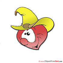Hat Heart Clip Art download Valentine's Day