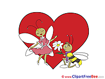 Love Bees Valentine's Day free Images download