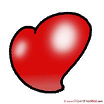 Red Heart Valentine's Day free Images download
