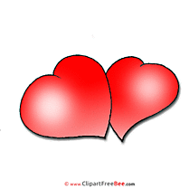 Red Hearts free Illustration Valentine's Day