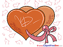 Ribbon Hearts Valentine's Day free Images download