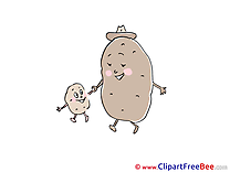 Family Potatoes free Illustration download