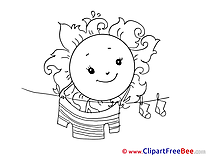 Clothes Sun Weather Clipart free Image download