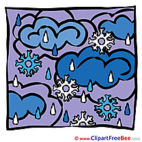 Cold Weather Snowflakes free Illustration download