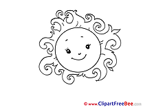Happy Sun free Illustration download