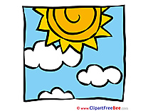 Heat Sun Sky Clipart free Illustrations