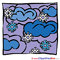 Night Snowflakes Clouds Weahter Pics free download Image