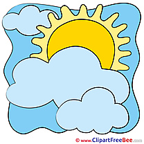 Sunny Day Weather download printable Illustrations
