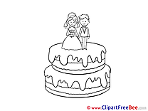 Cake Pics Wedding Illustration