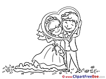 Coloring Wedding download Illustration