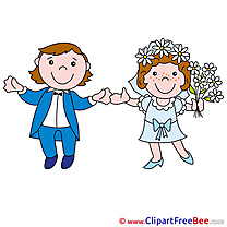 Married Couple free Illustration Wedding