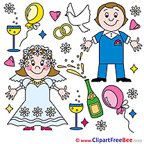 Pics Newly married Wedding free Cliparts