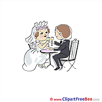 Restaurant Couple printable Wedding Images