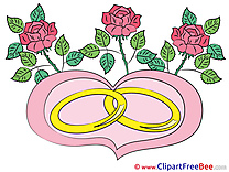 Roses Rings free Illustration Wedding