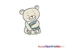 Book Bear free Cliparts for download