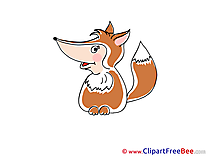 Fox free printable Cliparts and Images