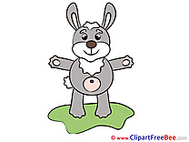 Rabbit free printable Cliparts and Images